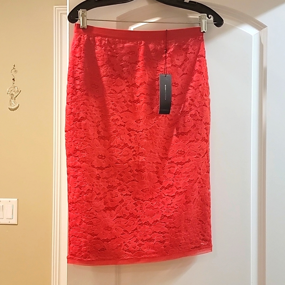 BCBG red pencil skirt